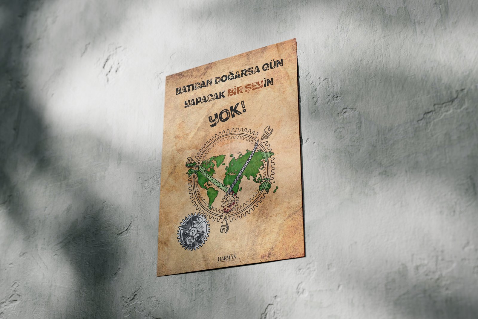 Batıdan Doğan Gün A3 poster