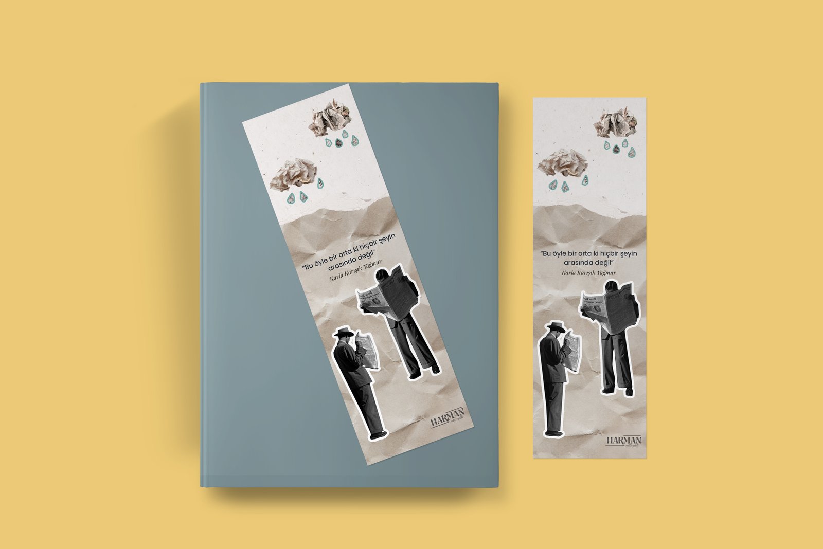 Karla Karışık Yağmur ayraç