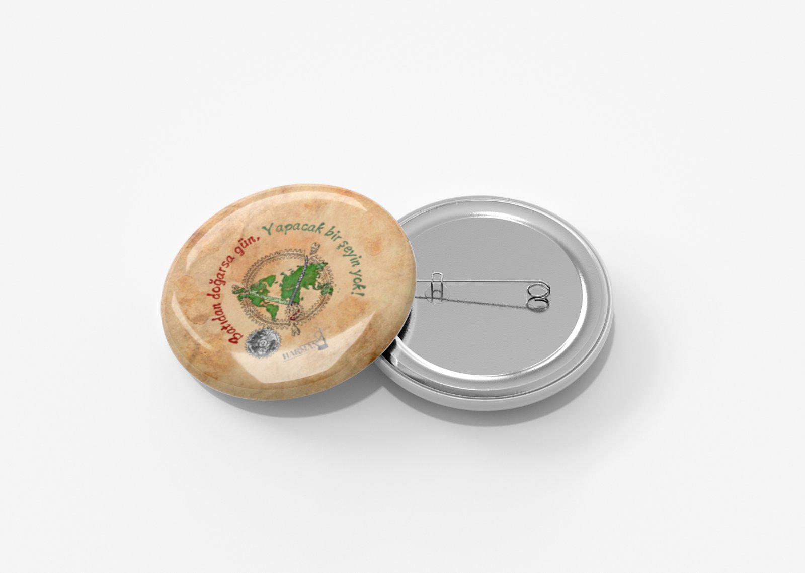 Batıdan Doğan gün rozet